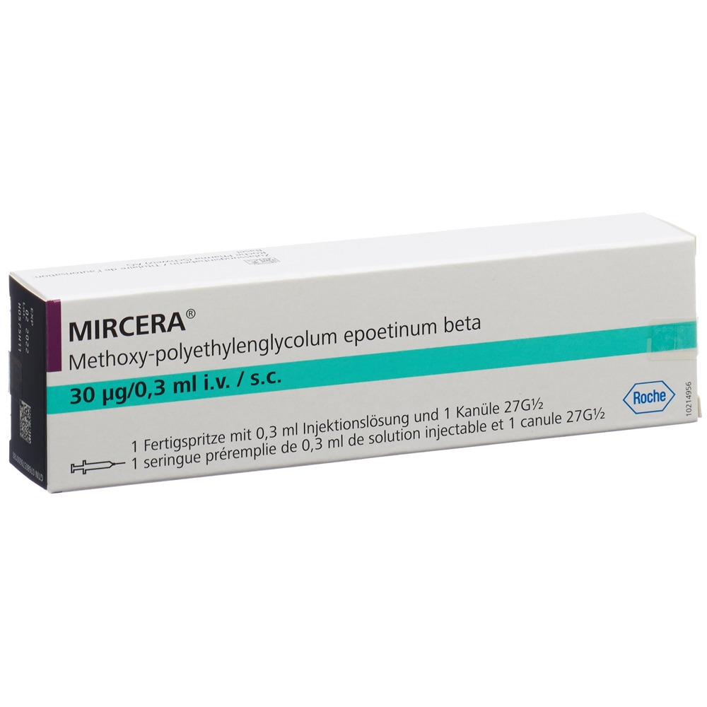 MIRCERA sol inj 30 mcg/0.3 ml ser pré
