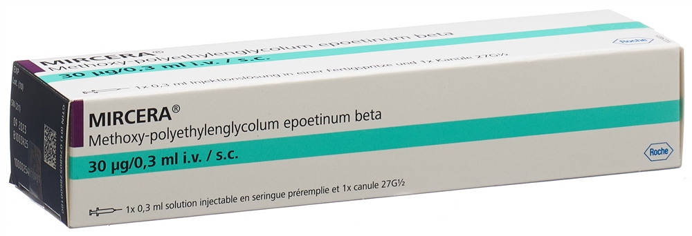MIRCERA sol inj 30 mcg/0.3 ml ser pré
