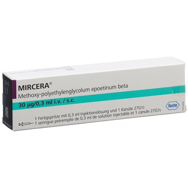 Mircera 30 ug / 0.3 ml, Injektionslösung in einer Fertigspritze