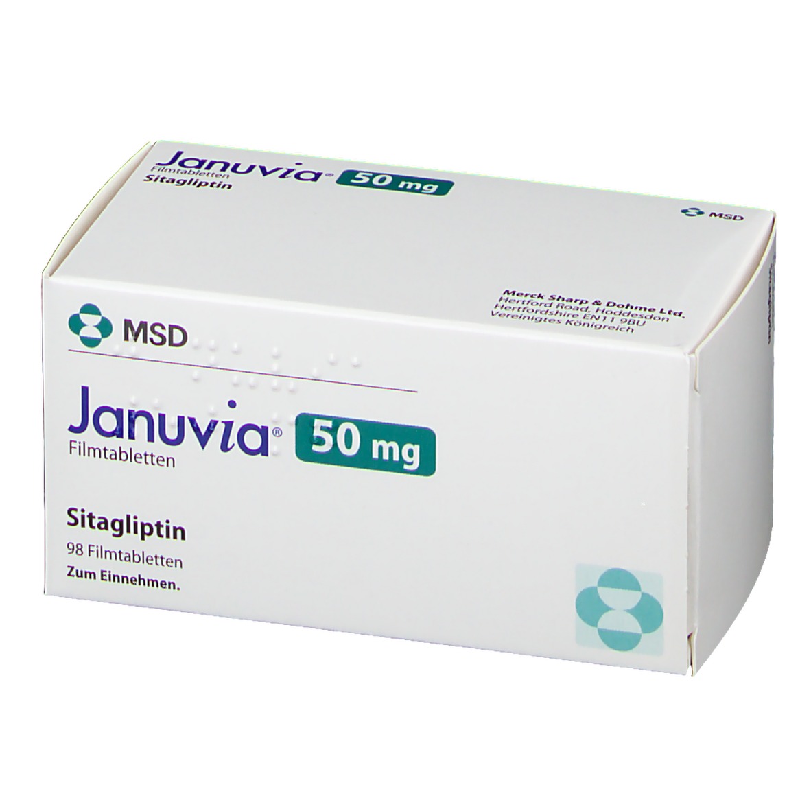 Januvia 50 mg, Filmtabletten