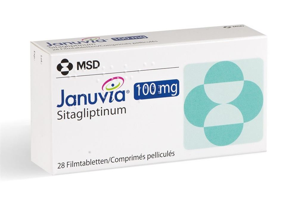 JANUVIA 100 mg cpr pellic 28 pce