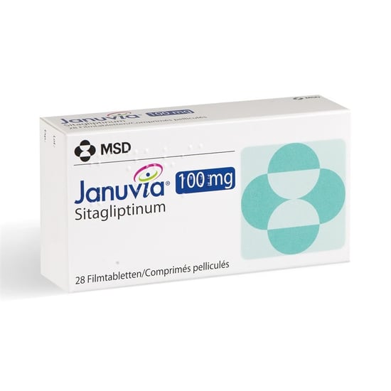 Januvia 100 mg, Filmtabletten