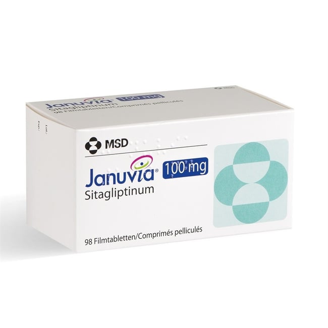 Januvia 100 mg, Filmtabletten