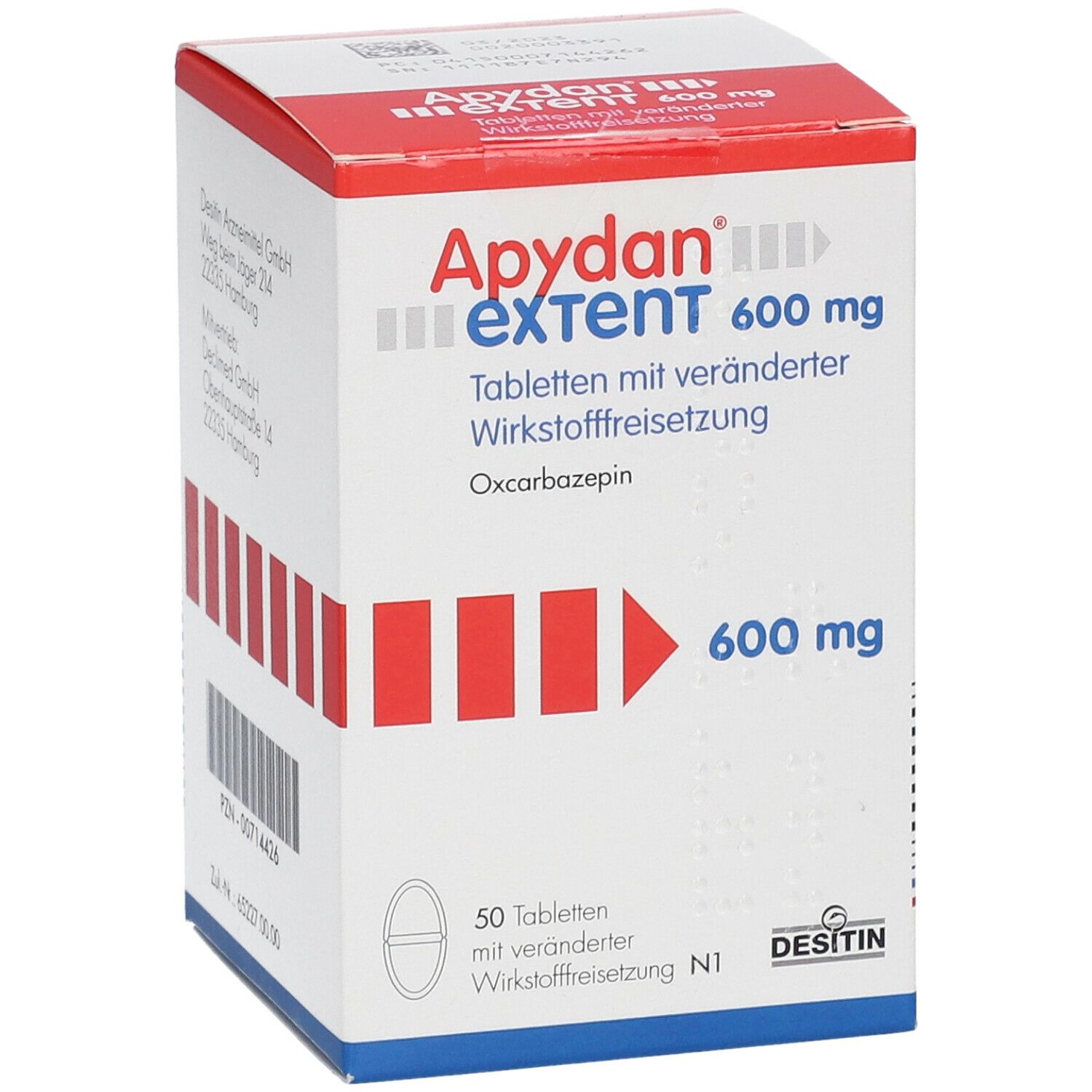Apydan extent 600 mg, Tabletten
