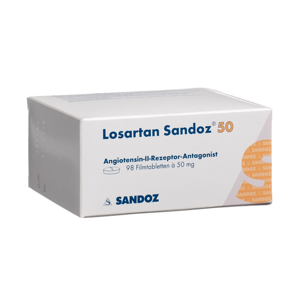CO-LOSARTAN Sandoz cpr pell 50/12.5mg 98 pce