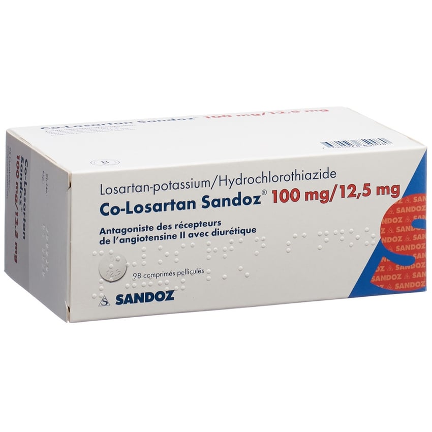 CO-LOSARTAN Sandoz cpr pell 100/12.5mg 98 pce
