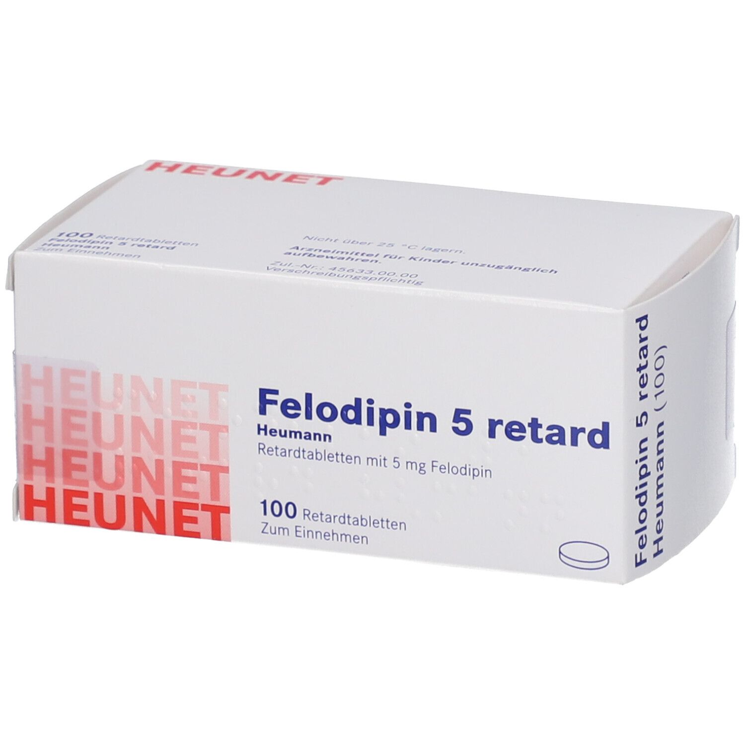 Felodipin retard Zentiva 5 mg, Retardtabletten