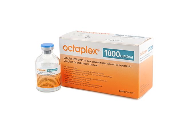 Octaplex 1000, Pulver und Lösungsmittel zur Herstellung einer Infusionslösung