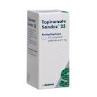 TOPIRAMATE Sandoz cpr pell 25 mg bte 60 pce