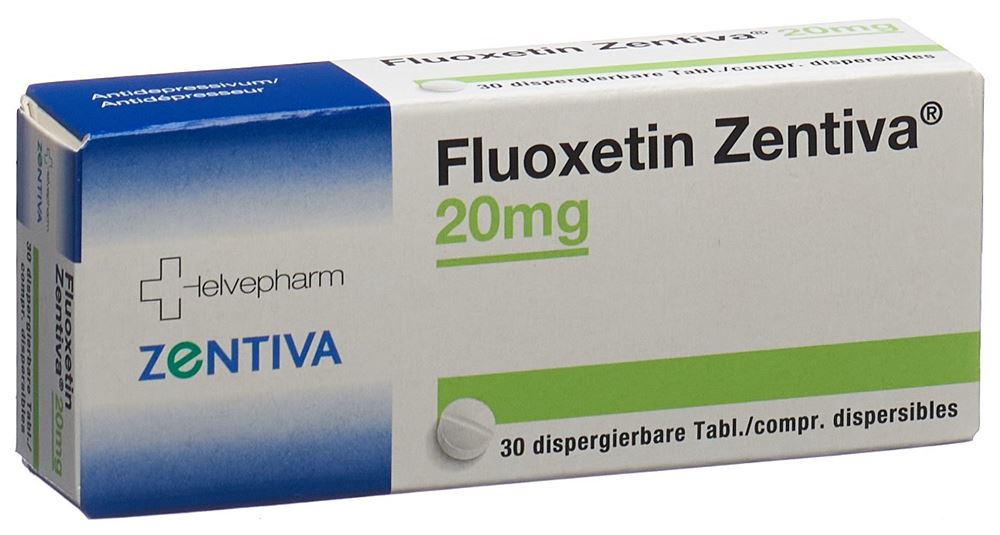 FLUOXETIN Zentiva cpr disp 20 mg 30 pce