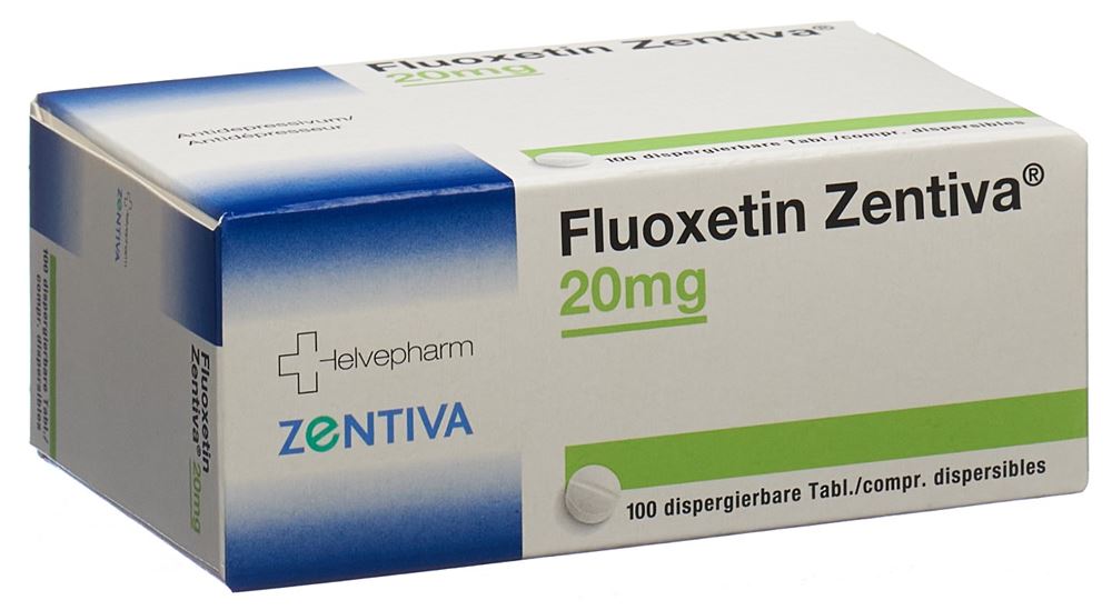 FLUOXETIN Zentiva cpr disp 20 mg 100 pce