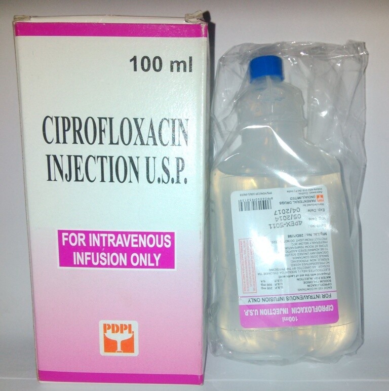 Ciprofloxacin Fresenius i.v. 100 mg / 50 ml, Infusionslösung