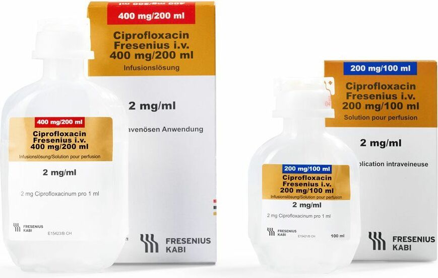 CIPROFLOXACIN Fresenius 400 mg/200ml KabiPa 10 pce