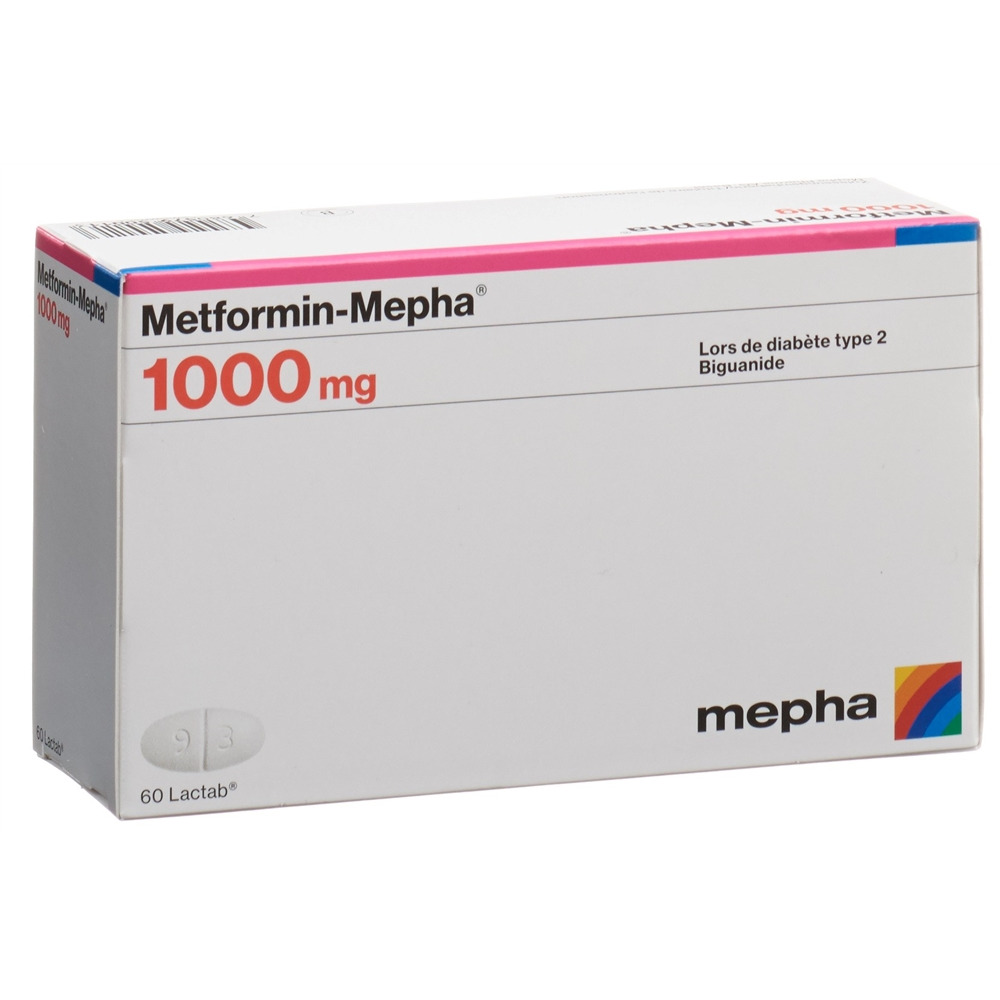 Metformin-Mepha 1000 mg, Filmtabletten