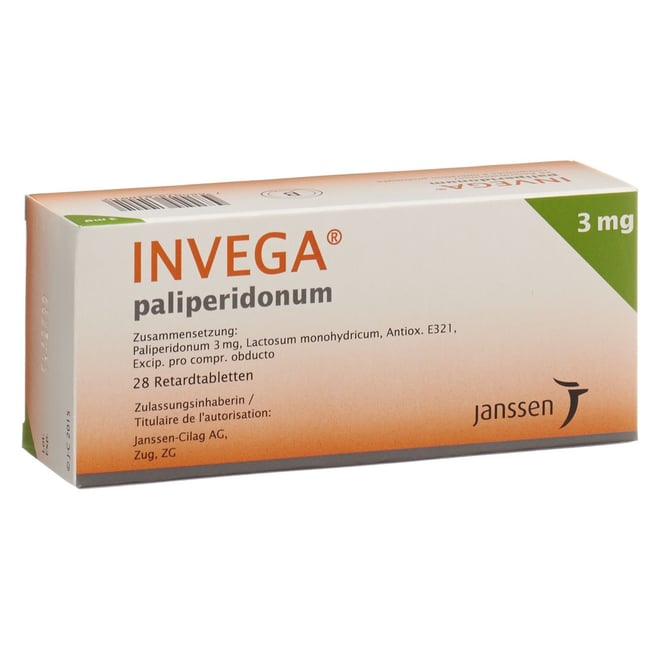 Invega 3 mg, Retardtabletten