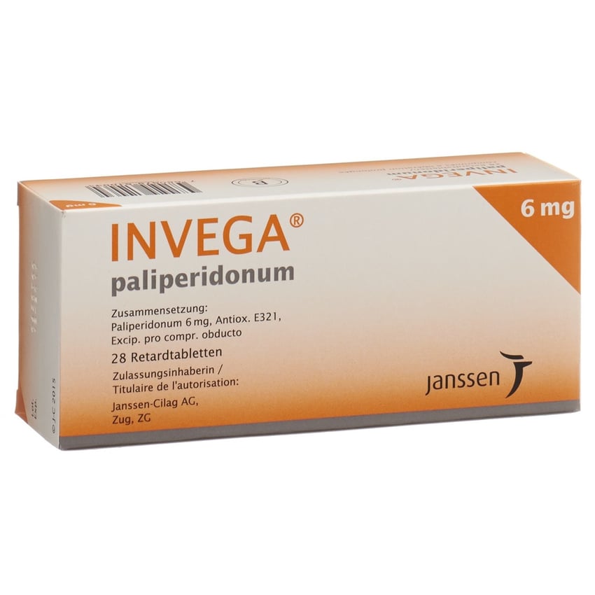 Invega 6 mg, Retardtabletten