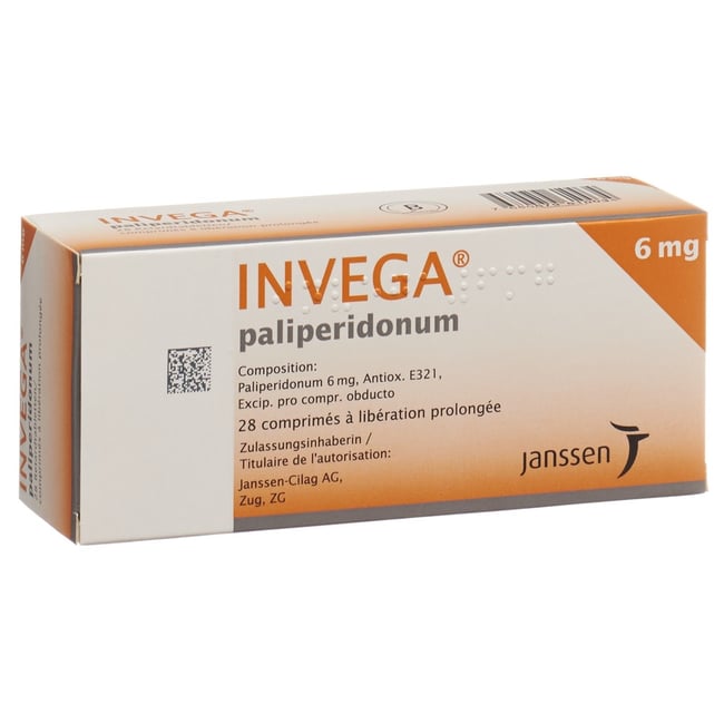 Invega 6 mg, Retardtabletten