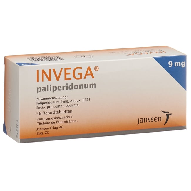 Invega 9 mg, Retardtabletten