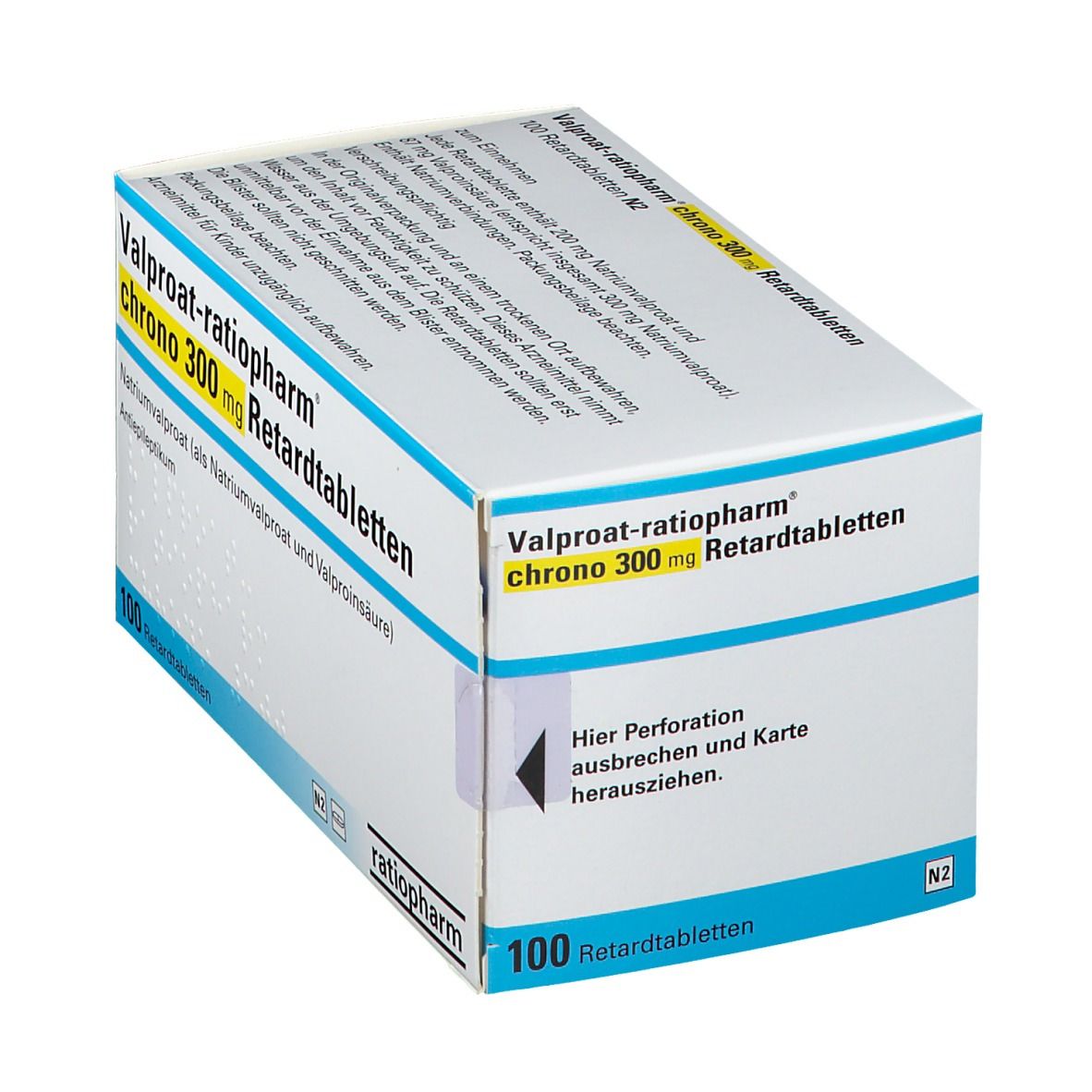 VALPROAT CHRONO Desitin cpr ret 300 mg 100 pce