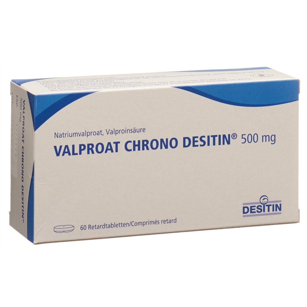 VALPROAT CHRONO Desitin cpr ret 500 mg 60 pce