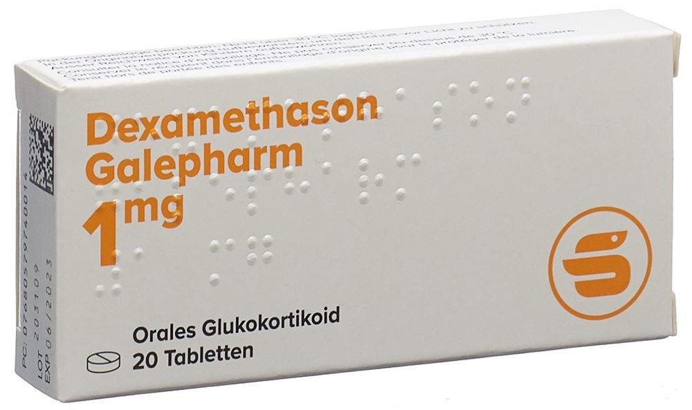 DEXAMETHASONE Galepharm cpr 1 mg 20 pce