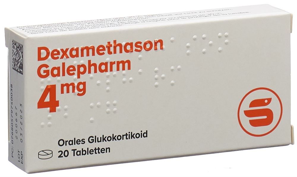 DEXAMETHASONE Galepharm cpr 4 mg 20 pce