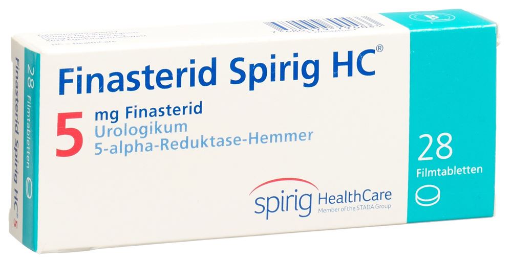FINASTERIDE Spirig HC cpr pellic 5 mg 28 pce