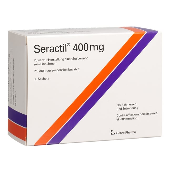 SERACTIL pdr 400 mg sach 30 pce