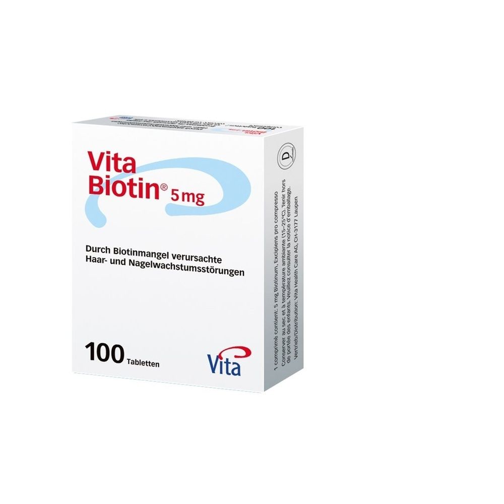 VITA BIOTIN Tabl 5 mg 100 Stk