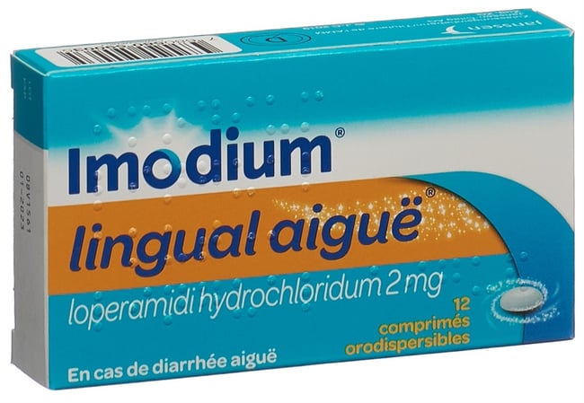 Imodium lingual akut, Schmelztablette