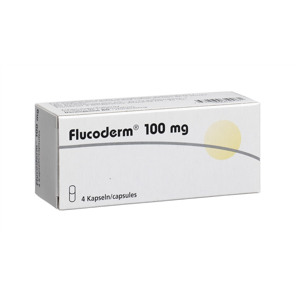 FLUCODERM caps 100 mg 4 pce