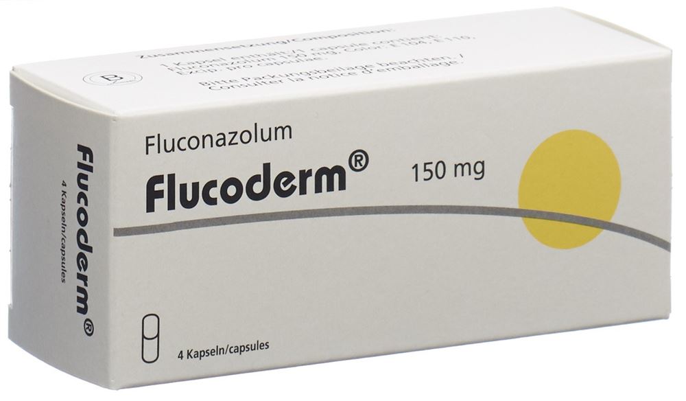 FLUCODERM caps 150 mg 4 pce