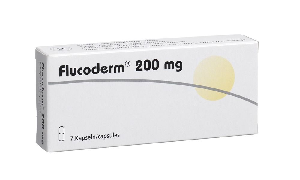 FLUCODERM caps 200 mg 7 pce