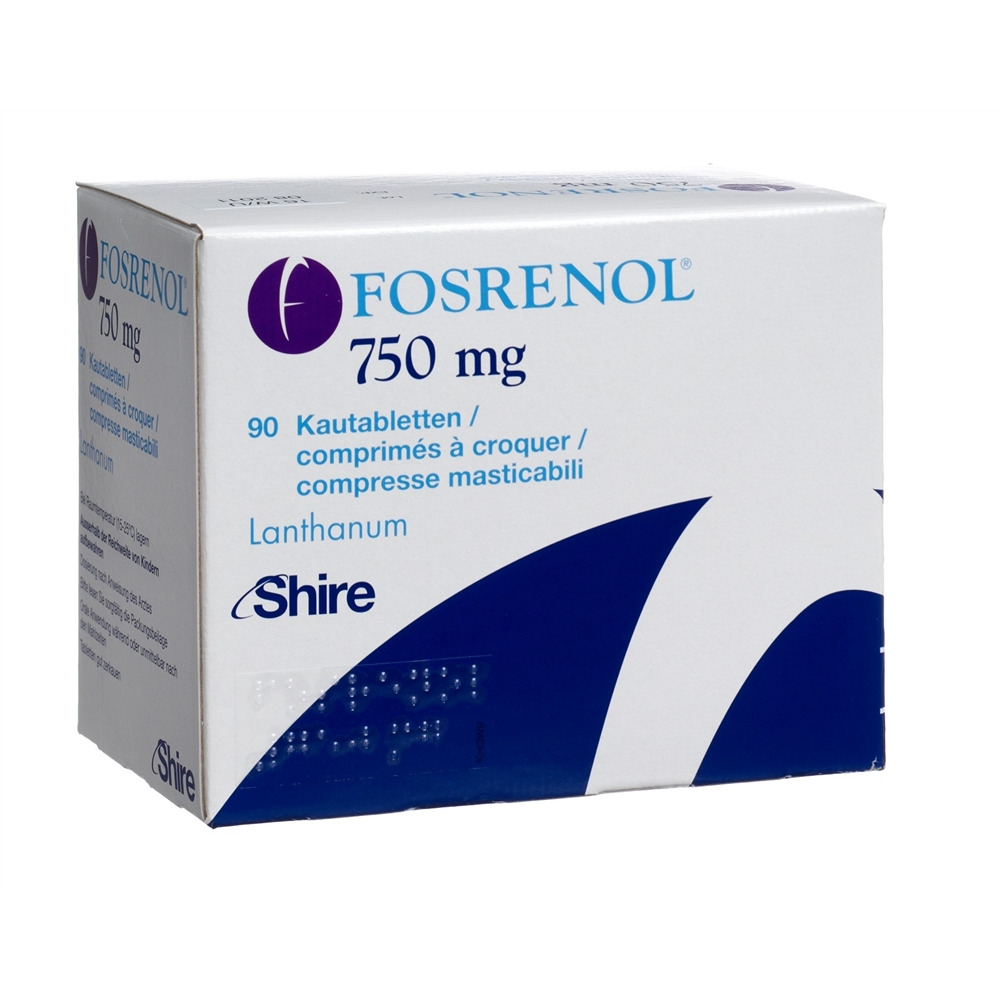 Fosrenol 750 mg, Kautabletten