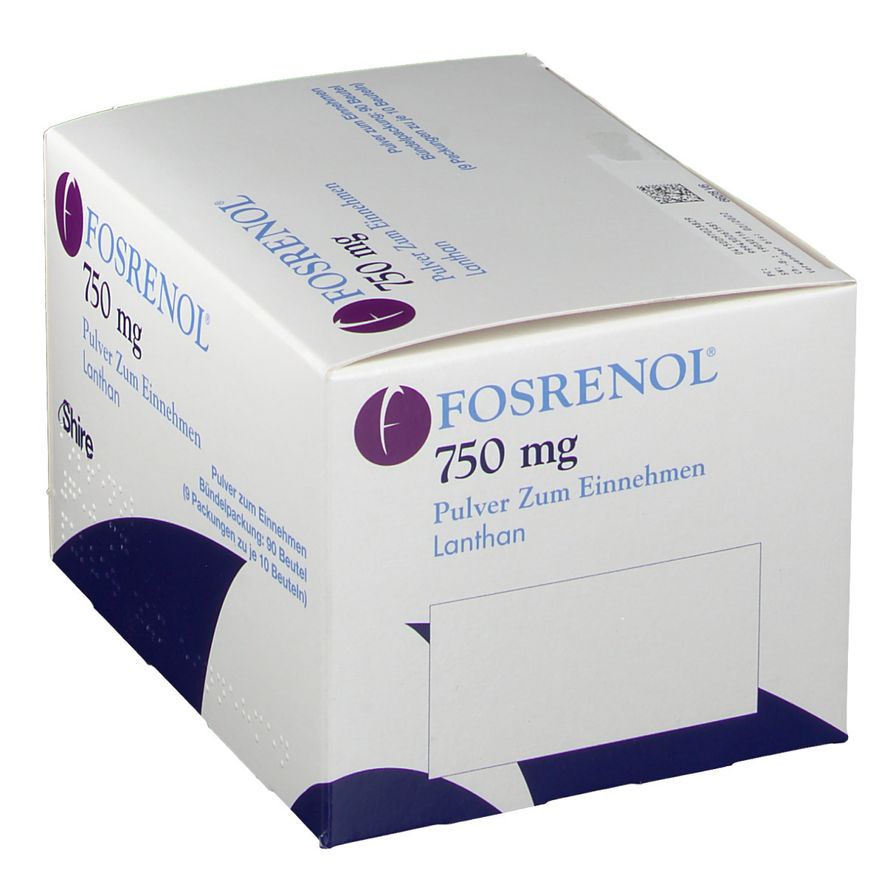 Fosrenol 750 mg, Kautabletten