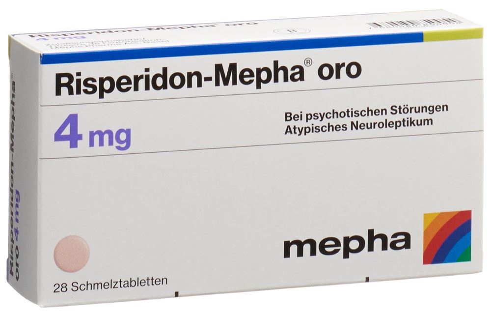 RISPERIDON Mepha oro cpr orodisp 4 mg 28 pce