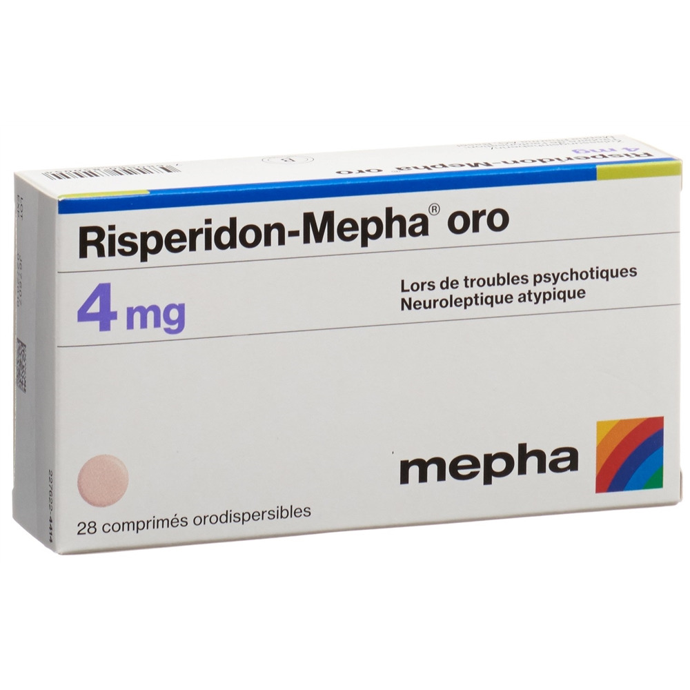 RISPERIDON Mepha oro cpr orodisp 4 mg 28 pce