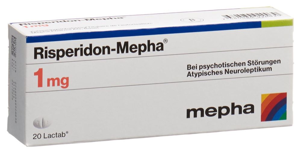 RISPERIDON Mepha Lactab 1 mg 20 pce