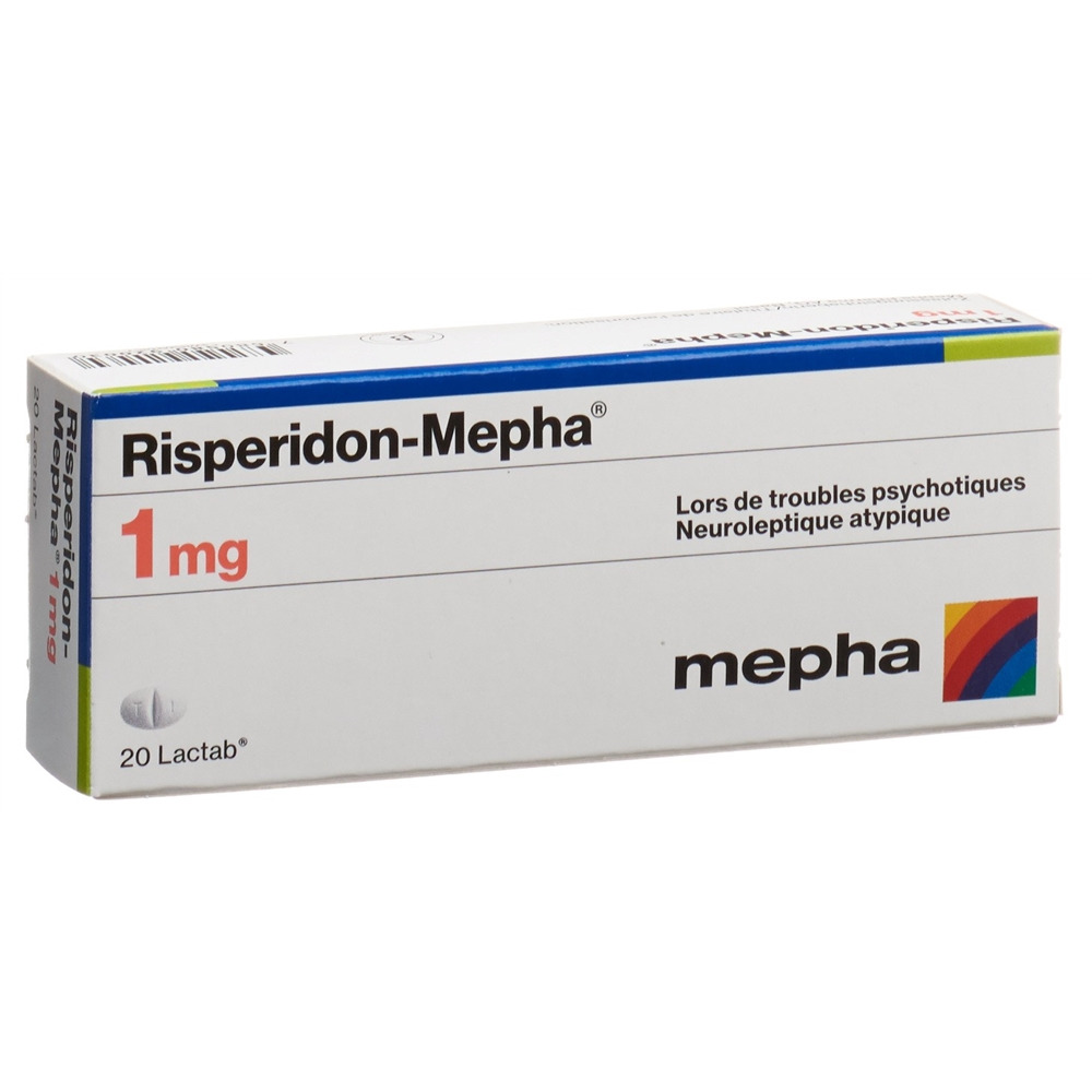 RISPERIDON Mepha Lactab 1 mg 20 pce