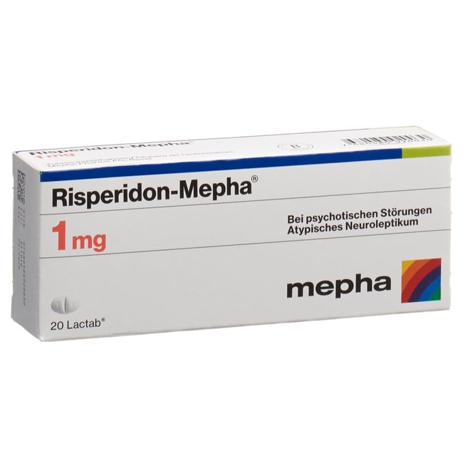 RISPERIDON Mepha Lactab 1 mg 20 pce