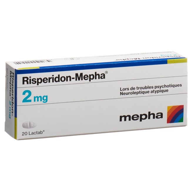 RISPERIDON Mepha Lactab 2 mg 20 pce