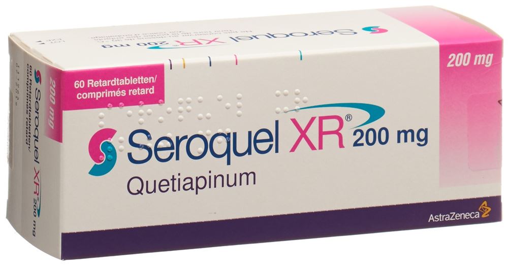 SEROQUEL XR cpr ret 200 mg 60 pce
