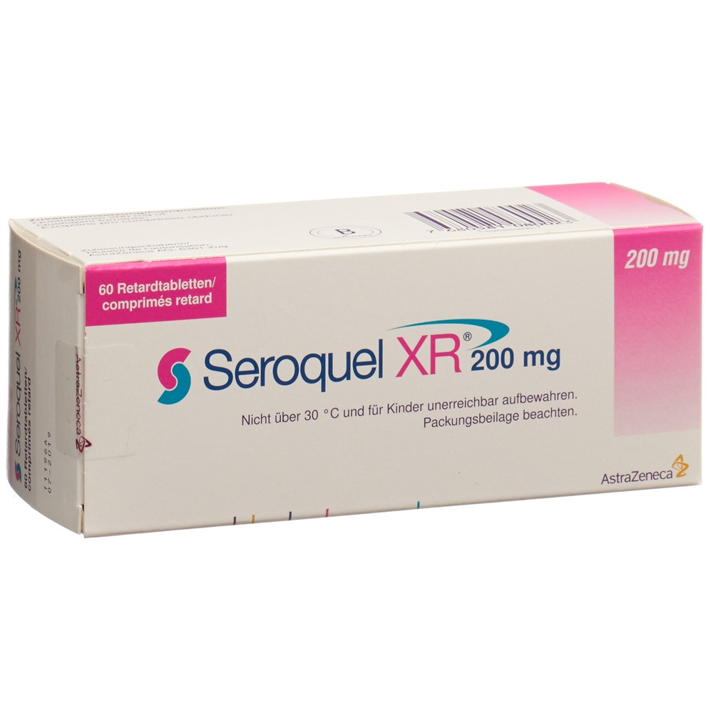 SEROQUEL XR cpr ret 200 mg 60 pce