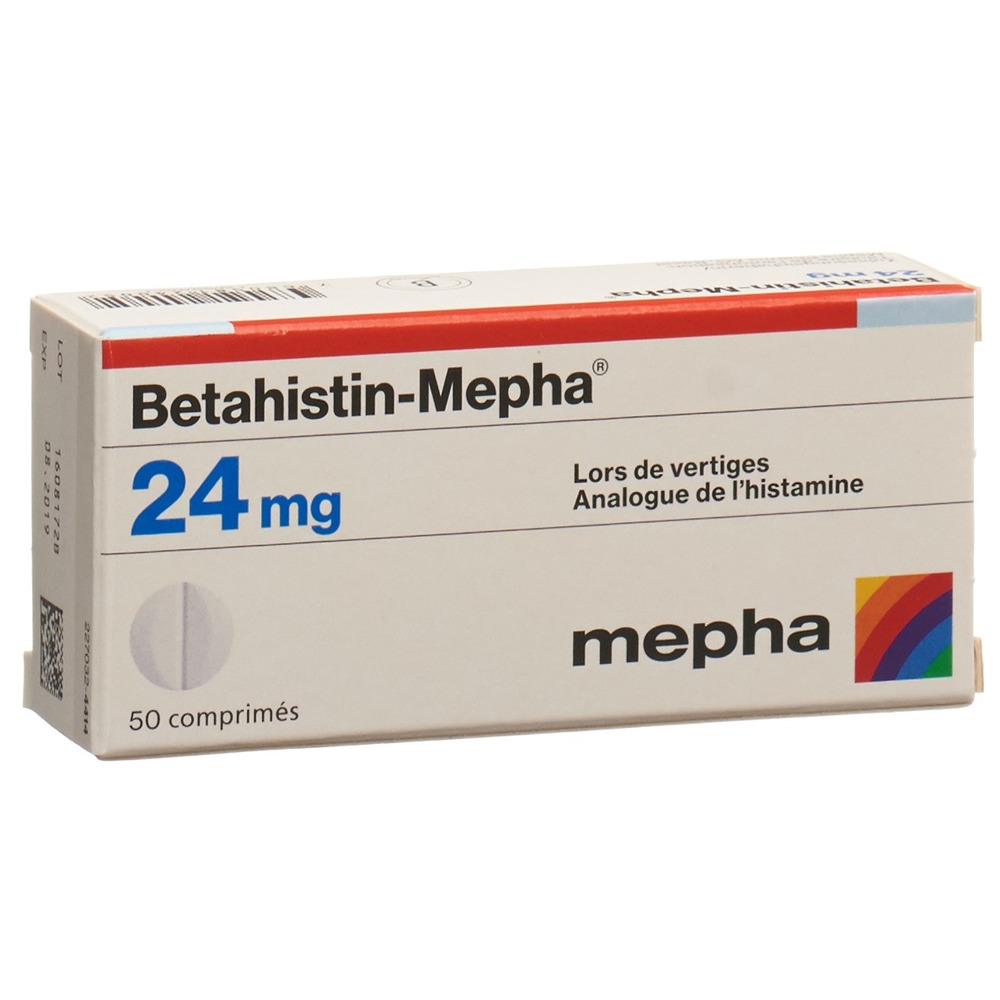 BETAHISTIN Mepha cpr 24 mg 50 pce
