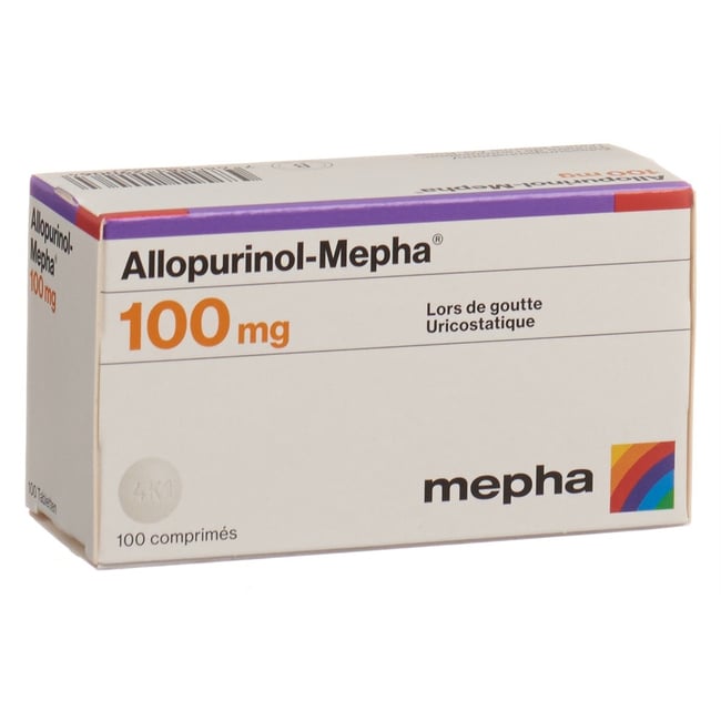 ALLOPURINOL Mepha cpr 100 mg 100 pce