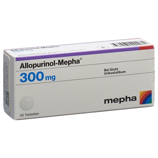 ALLOPURINOL Mepha cpr 300 mg 30 pce