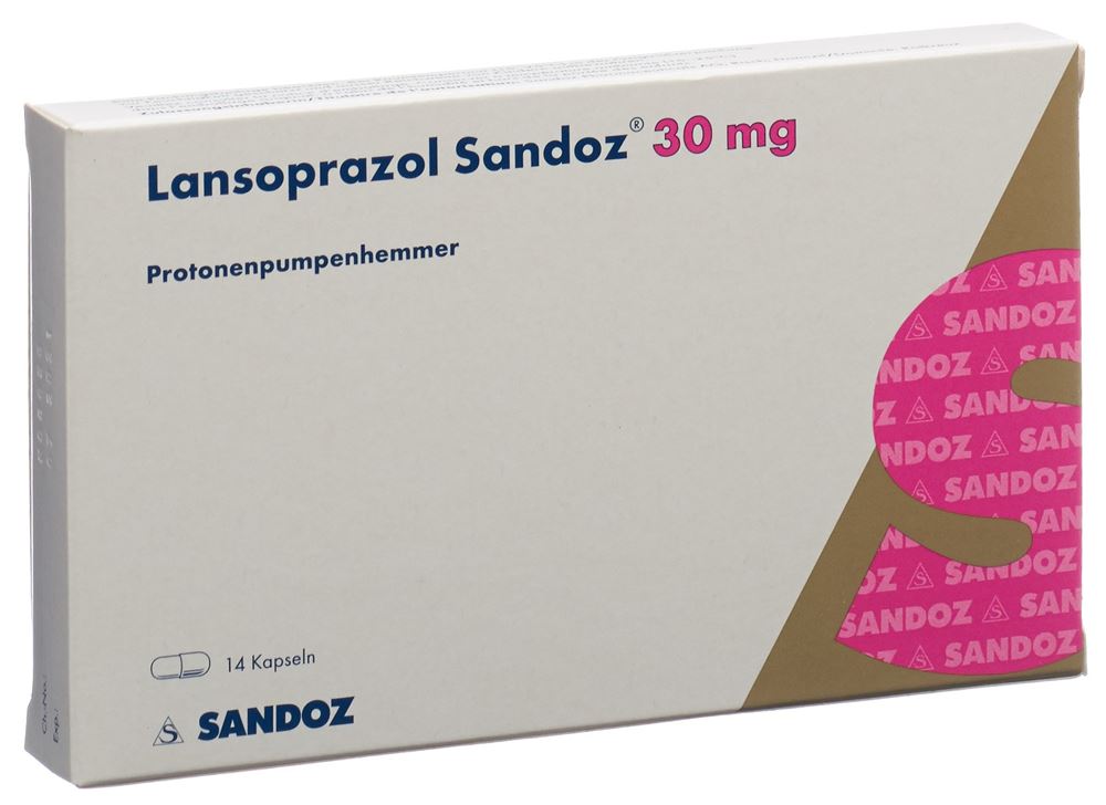 LANSOPRAZOLE Sandoz caps 30 mg 14 pce