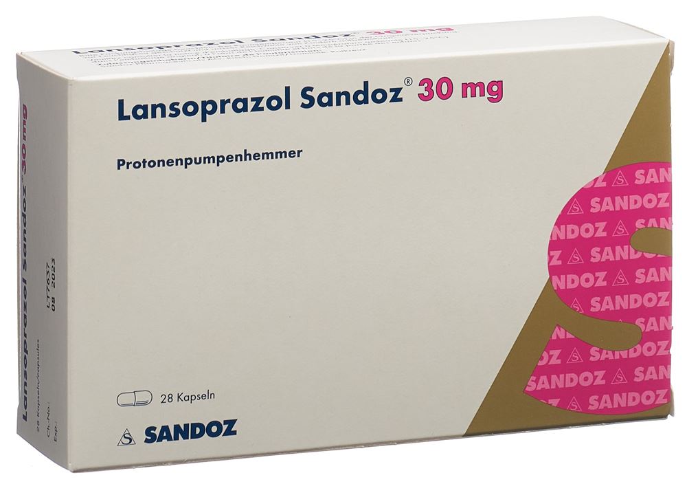 LANSOPRAZOLE Sandoz caps 30 mg 28 pce