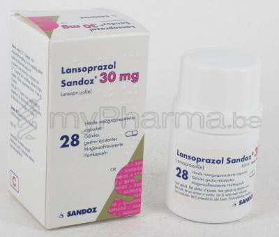 LANSOPRAZOLE Sandoz caps 30 mg 28 pce