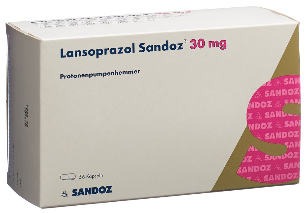 LANSOPRAZOLE Sandoz caps 30 mg 56 pce